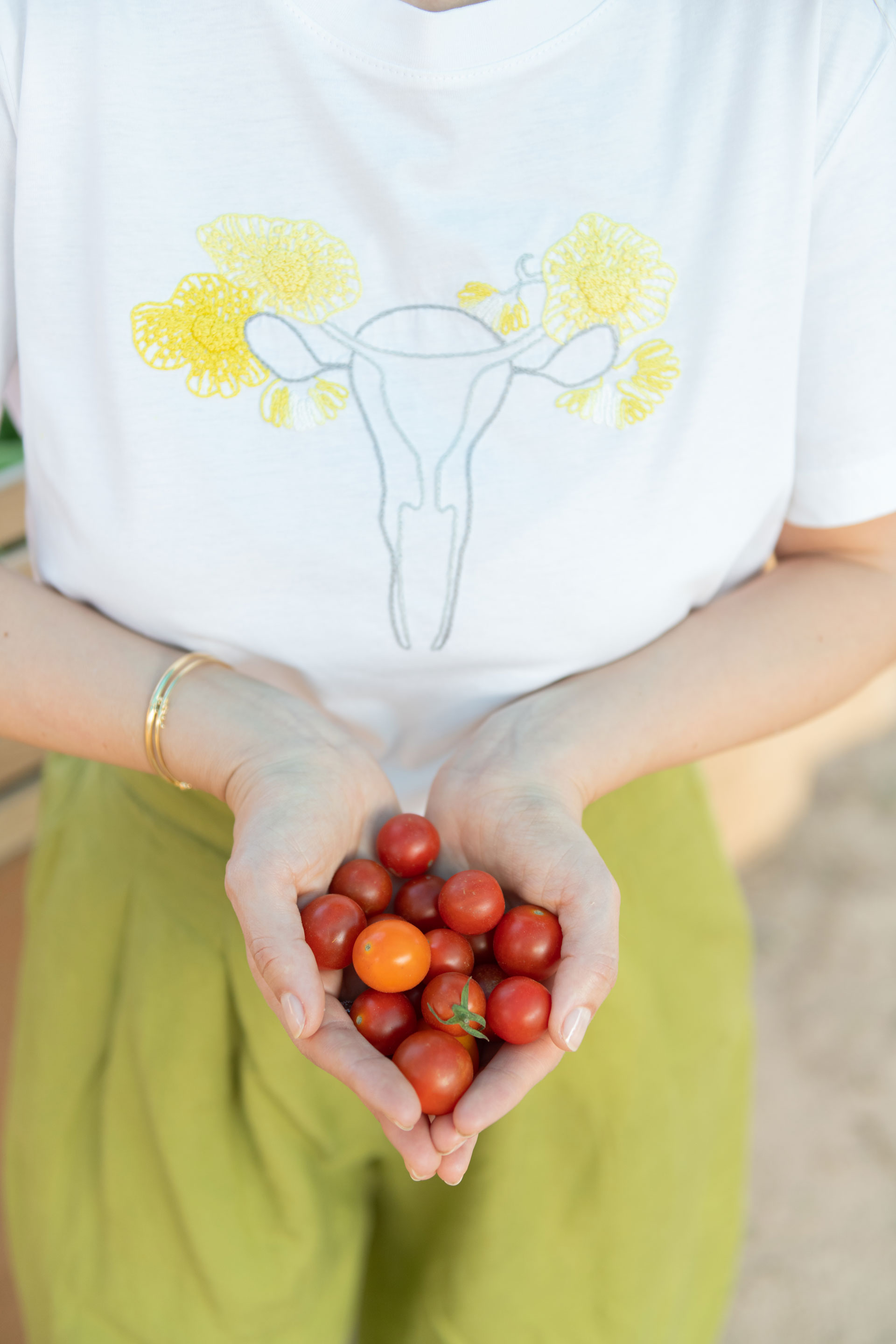 Tomatoes held in two hands